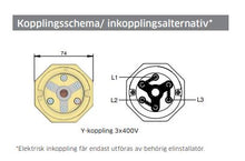 Ladda upp bild till gallerivisning, SES Elpatron för hydraloljeuppvärmning 1500W 230/400V Instickslängd: 815mm