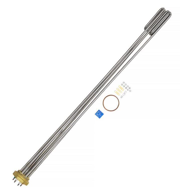 SES Elpatron för oljeuppvärmning 6000W 230/400V Instickslängd: 1085mm