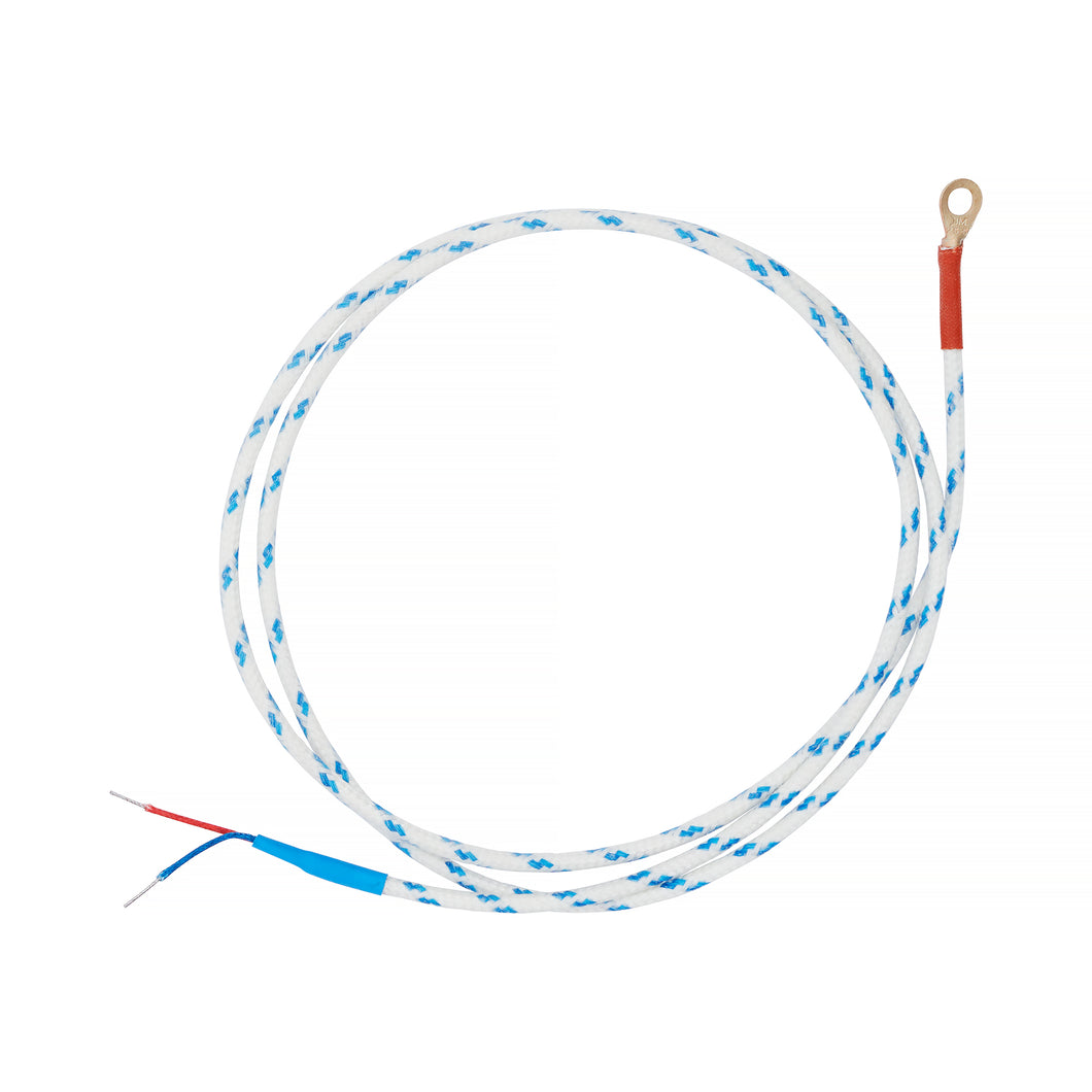 SES Termoelement typ J jordad med lödd ringkabelsko och 1050mm kabel