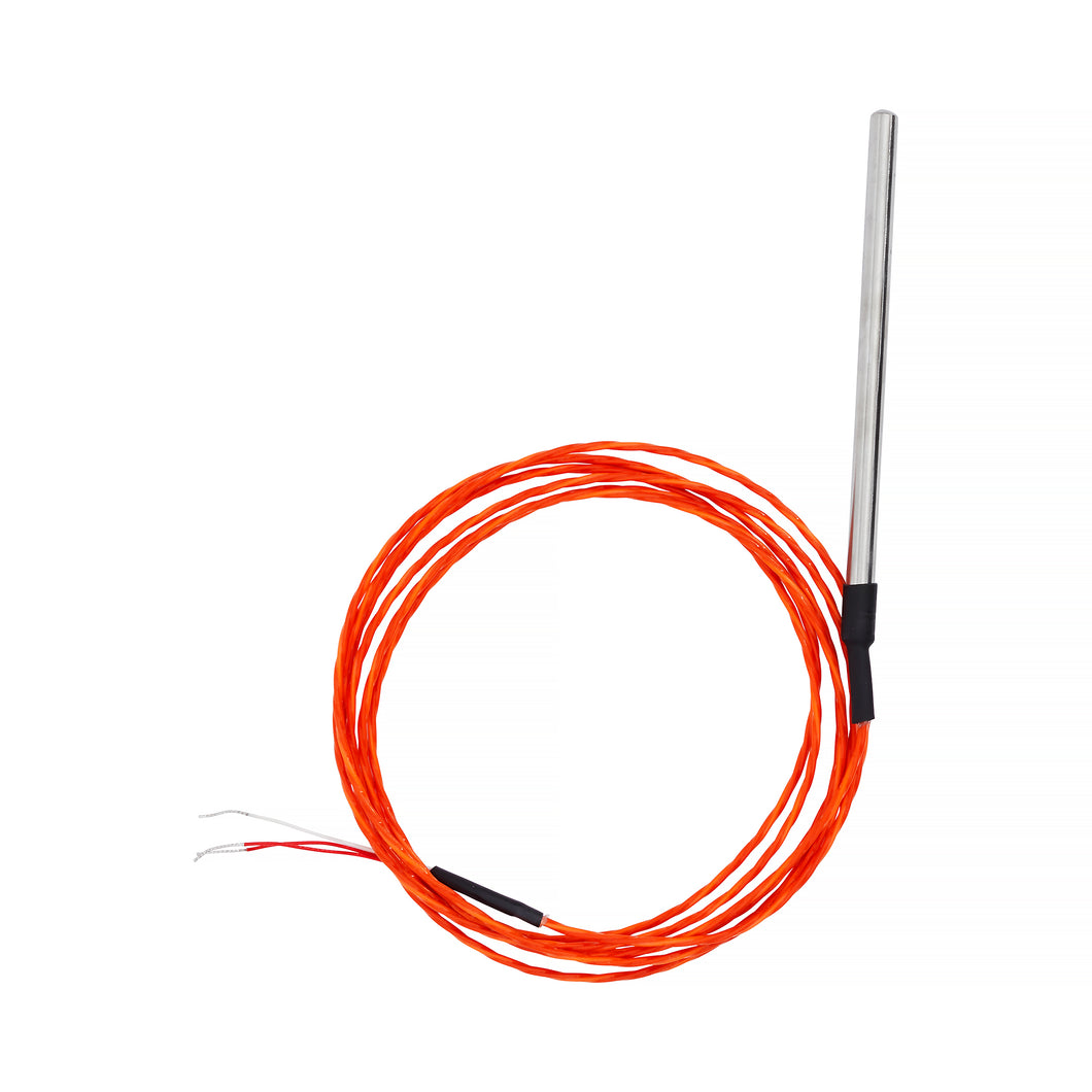 SES PT100 3-trådig givare Ø6x100mm 2000mm PTFE isolerade ledare
