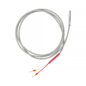 SES PT100 2-trådig givare Ø4×30mm med 1000mm PTFE isolerade ledare i stålfläta