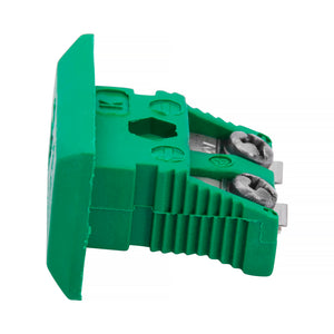 SES Kompenserande grön miniatyr kontakt panelmontage typ K