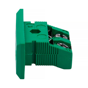 SES Kompenserande grön standard kontakt panelmontage typ K
