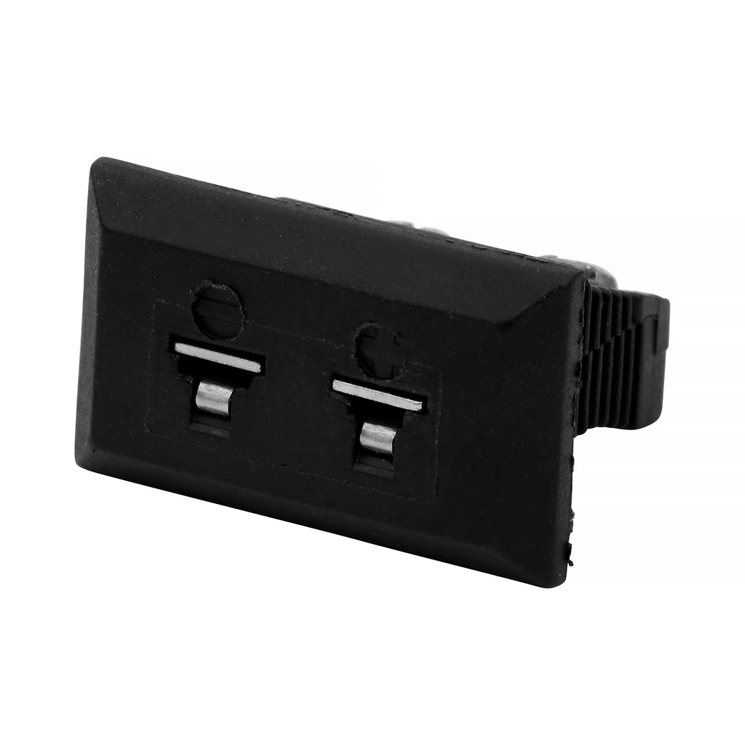 SES Kompenserande svart miniatyr kontakt panelmontage typ J