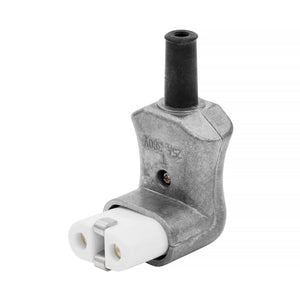 SES Apparatplugg vinklad metall 380V 25A T-max: 200°C