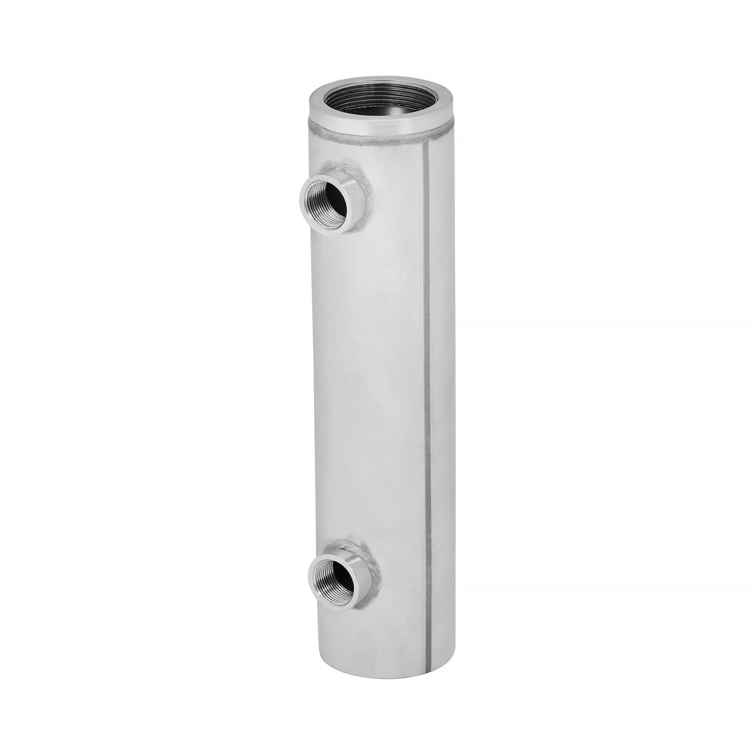 SES Genomströmningstub för 2'' värmepatron L: 465mm