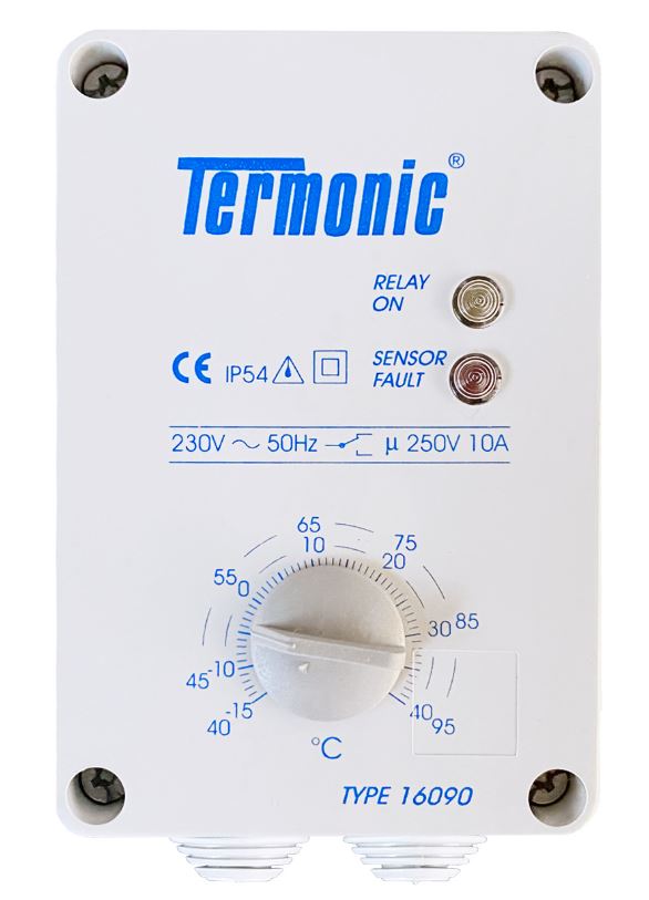 SES Termonic termostat 16090 -15°C till +95°C IP54
