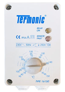 SES Termonic termostat 16150 -15°C till +150°C IP54