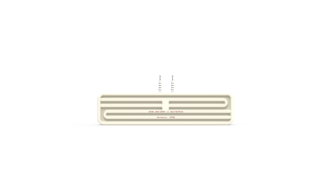 SES Isolerade keramiska IR-Element FFEH 800W. Dim: 245 x 60mm