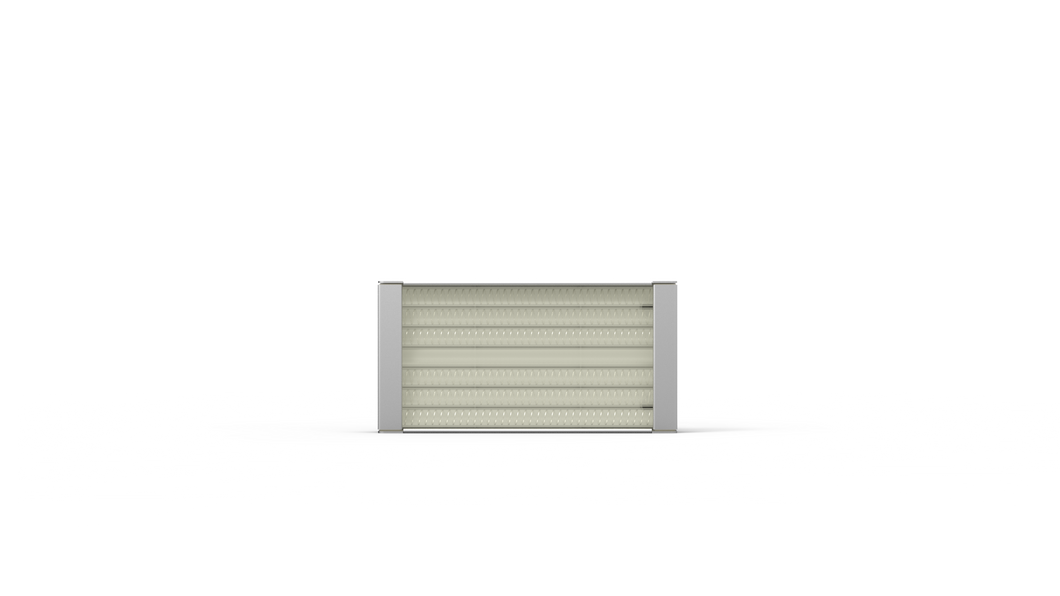 SES IR-kvartselement HQE 325W med ledning och TE K. Dim: 123.5 x 62.5mm