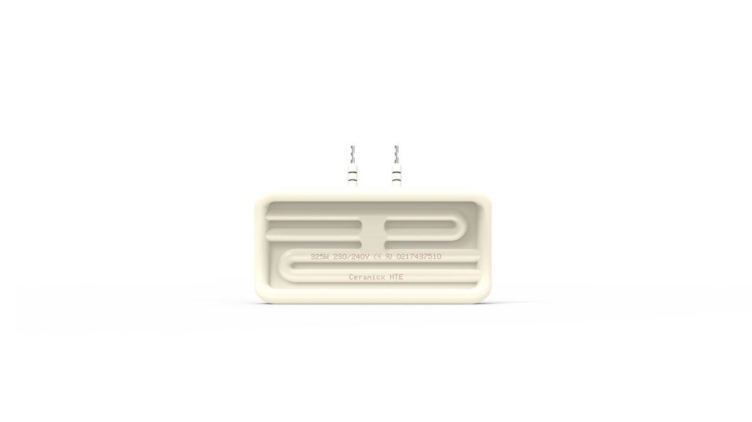 SES Välvda keramiska IR-Element HTE 125W. Dim: 122 x 60mm