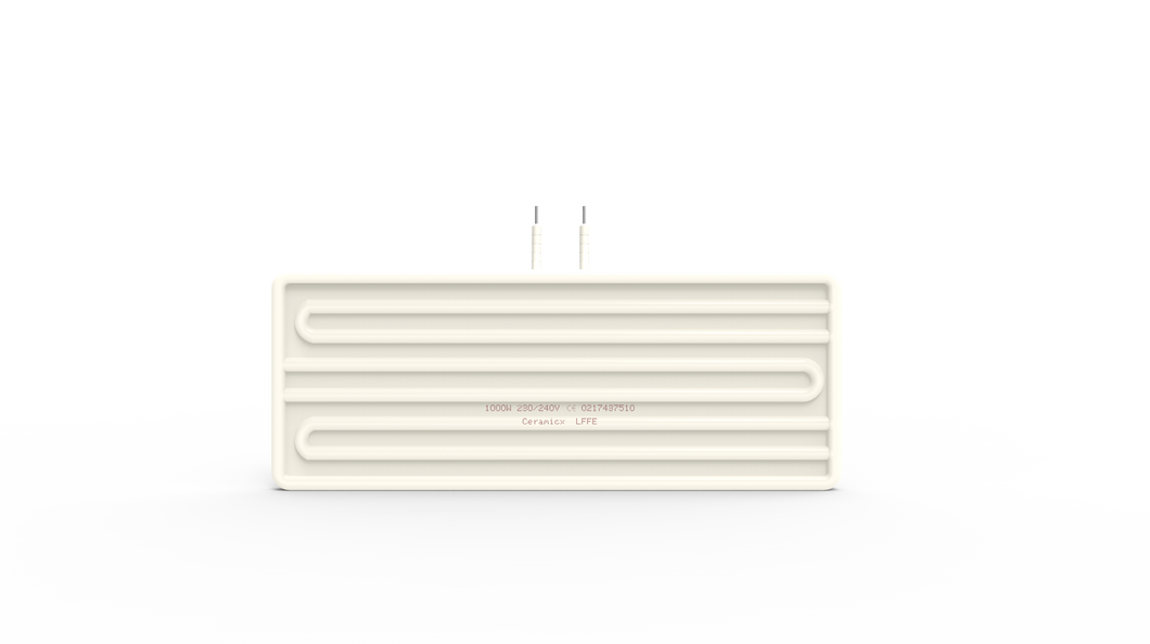 SES Platta keramiska IR-element LFFE 1400W. Dim: 245 x 95mm