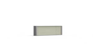 SES IR-kvartselement PFQE 750W med plint. Dim: 247 x 62.5mm