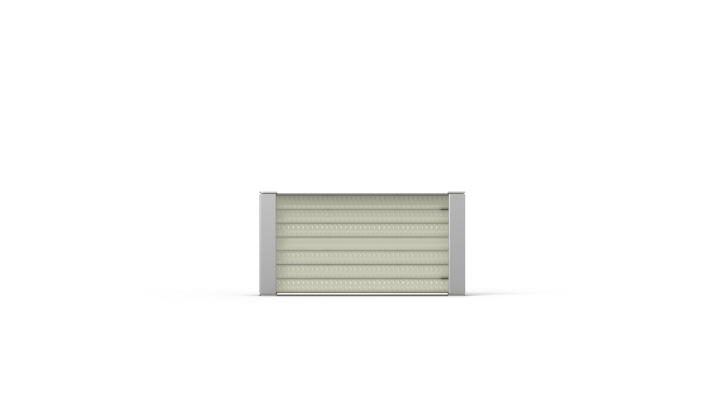 SES IR-kvartselement PHQE 250W med plint och TE K. Dim: 124 x 62.5mm