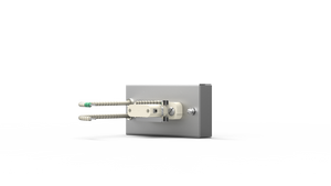 SES IR-kvartselement PHQE 500W med plint och TE K. Dim: 124 x 62.5mm