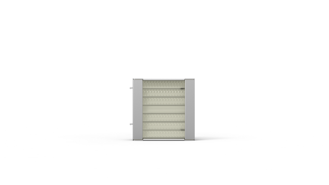 SES IR-kvartselement QQE 150W med ledning och TE K. Dim: 62.5 x 62.5mm