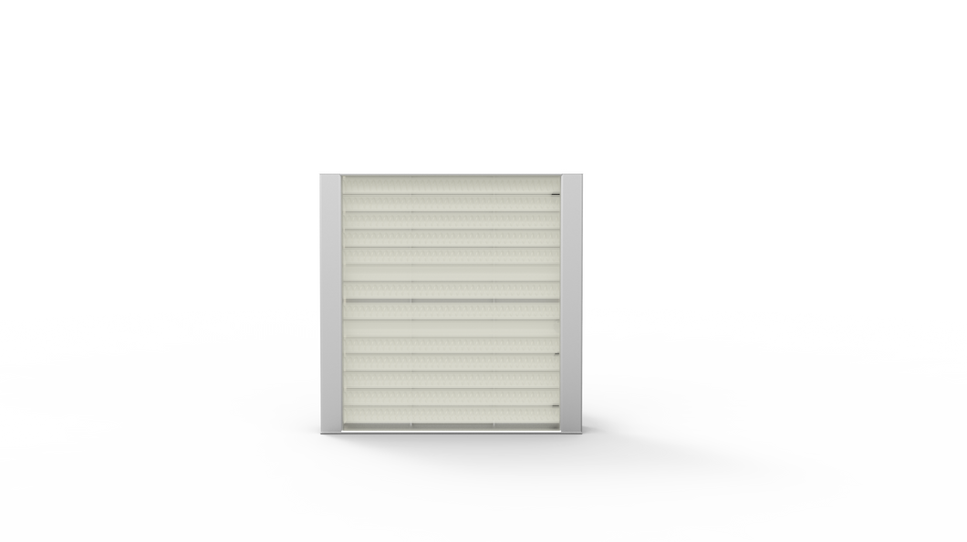 SES IR-kvartselement SQE 650W med ledning och TE K. Dim: 123.5 x 123.5mm
