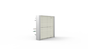 SES IR-kvartselement SQE 650W med ledning och TE K. Dim: 123.5 x 123.5mm